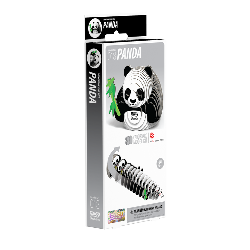 EUGY 3D kokkupandav mudel, Panda