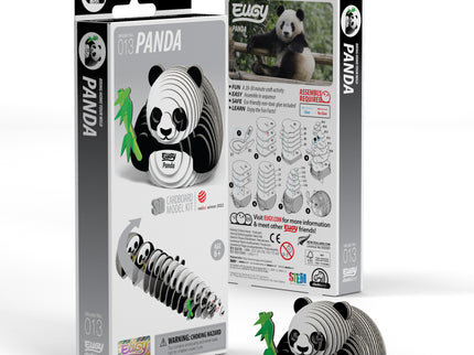 EUGY 3D kokkupandav mudel, Panda