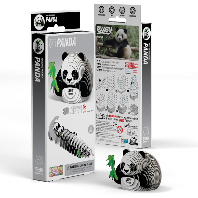 EUGY 3D kokkupandav mudel, Panda
