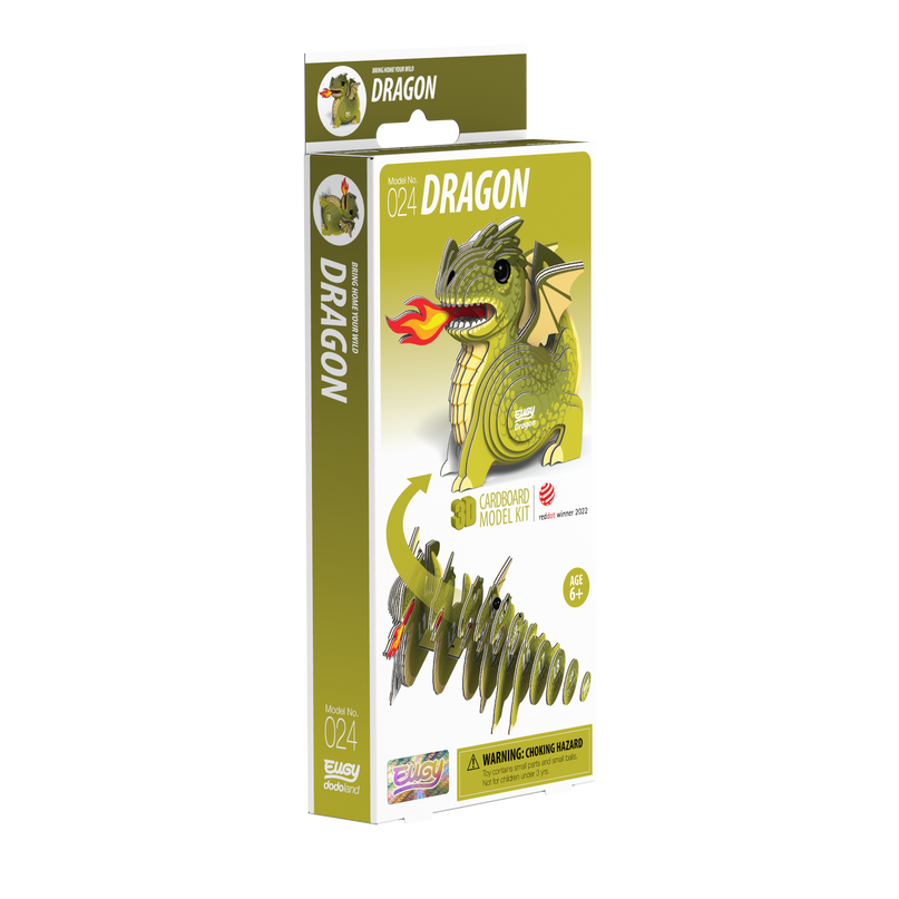EUGY 3D kokkupandav mudel, Draakon