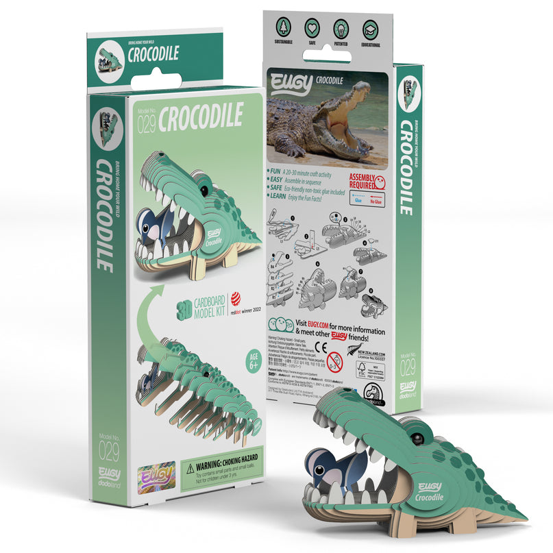 EUGY 3D kokkupandav mudel, Krokodill