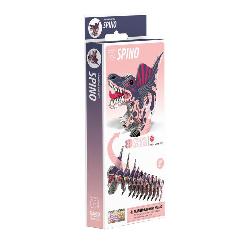 EUGY 3D kokkupandav mudel, Spino