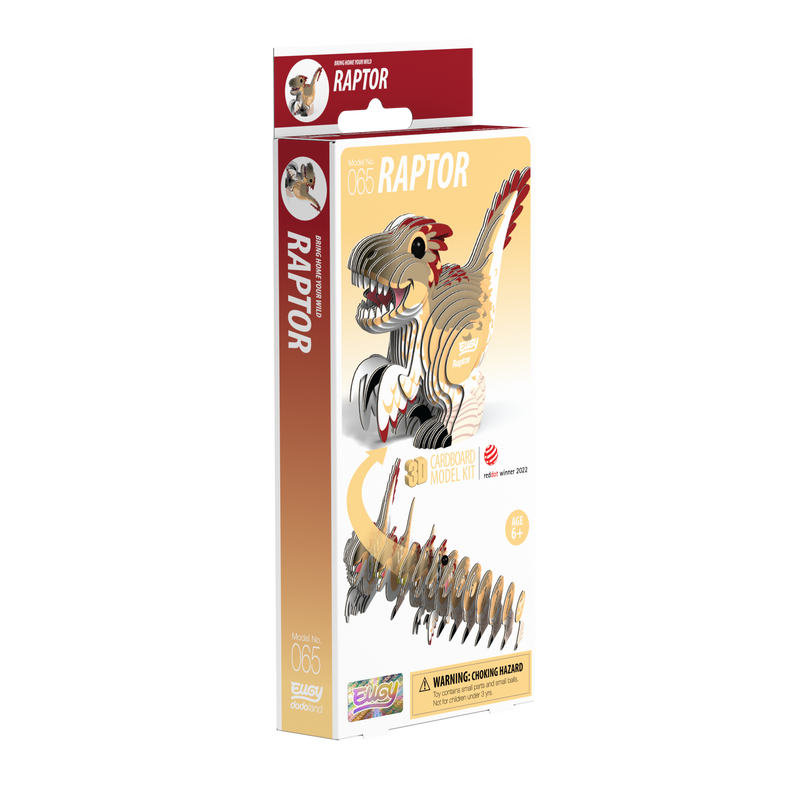 EUGY 3D kokkupandav mudel, Raptor