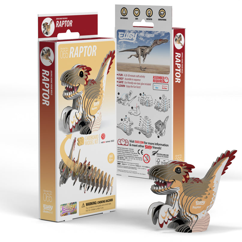 EUGY 3D kokkupandav mudel, Raptor