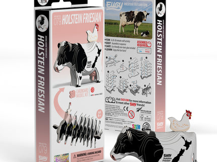 EUGY 3D kokkupandav mudel, Holstein veis