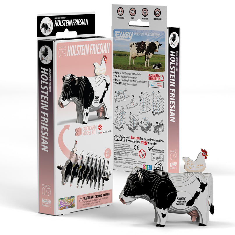 EUGY 3D kokkupandav mudel, Holstein veis