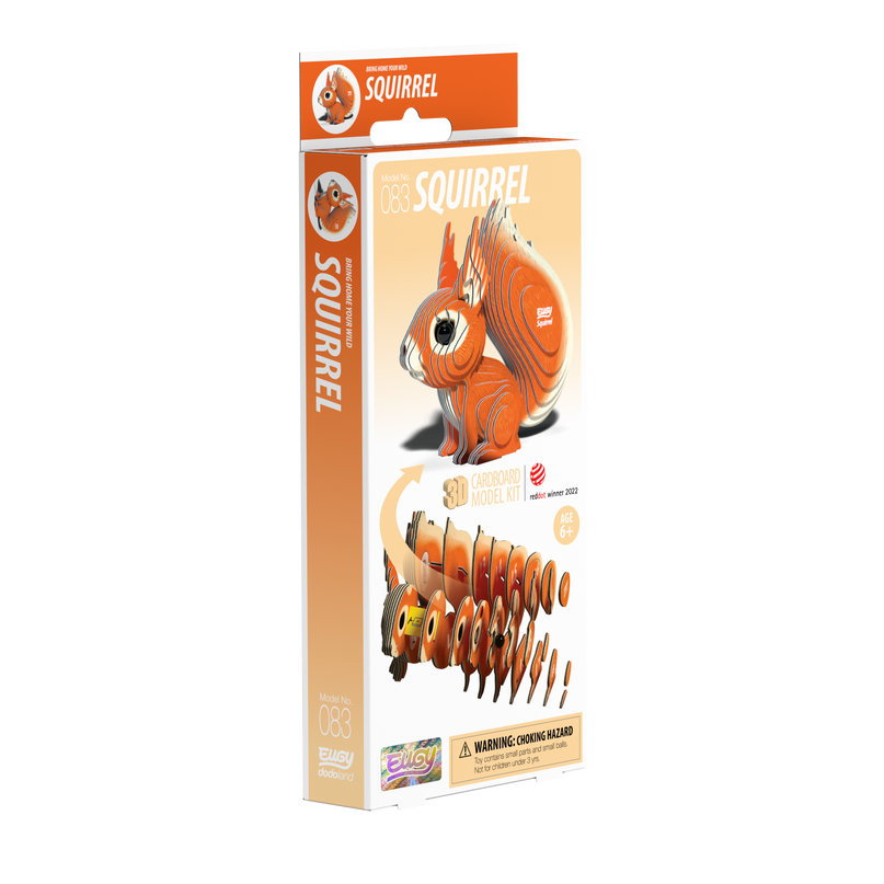 EUGY 3D kokkupandav mudel, Orav