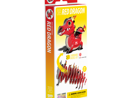 EUGY 3D kokkupandav mudel, Punane draakon