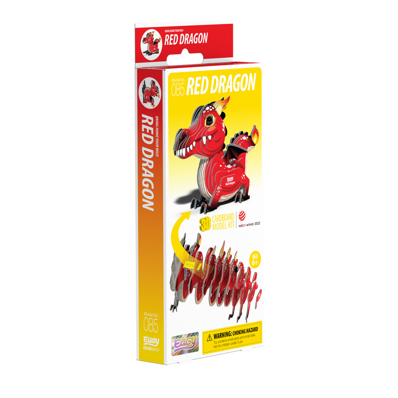 EUGY 3D kokkupandav mudel, Punane draakon