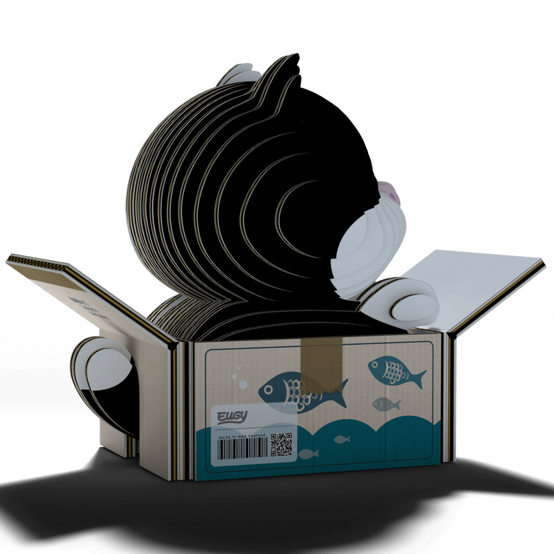 EUGY 3D kokkupandav mudel, Kass Tuxedo