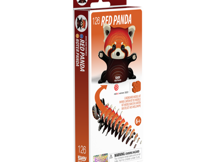 EUGY 3D kokkupandav mudel, Punane panda