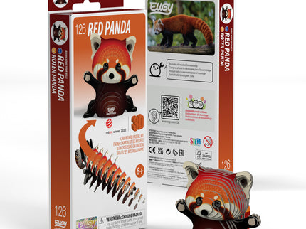 EUGY 3D kokkupandav mudel, Punane panda