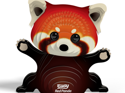 EUGY 3D kokkupandav mudel, Punane panda