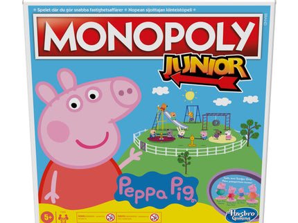 MONOPOLY Board game Junior Peppa Pig (In Finnish and Swedish lang.)