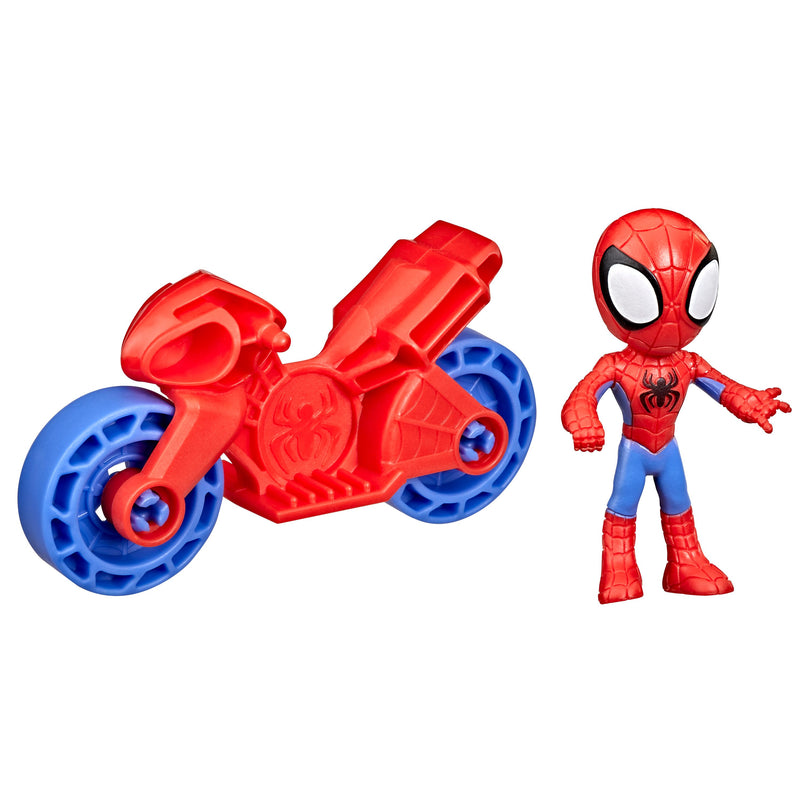 SPIDER-MAN mängukomplekt jalgratas ja figuur 6 cm