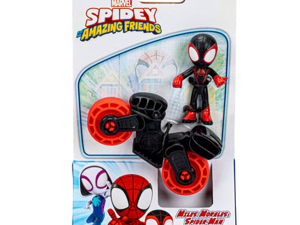 SPIDER-MAN mängukomplekt jalgratas ja figuur 6 cm