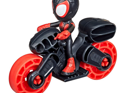 SPIDER-MAN mängukomplekt jalgratas ja figuur 6 cm