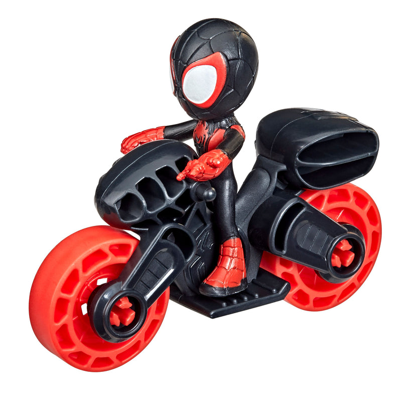 SPIDER-MAN mängukomplekt jalgratas ja figuur 6 cm