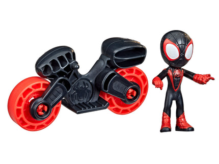 SPIDER-MAN mängukomplekt jalgratas ja figuur 6 cm