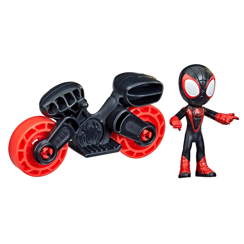 SPIDER-MAN mängukomplekt jalgratas ja figuur 6 cm