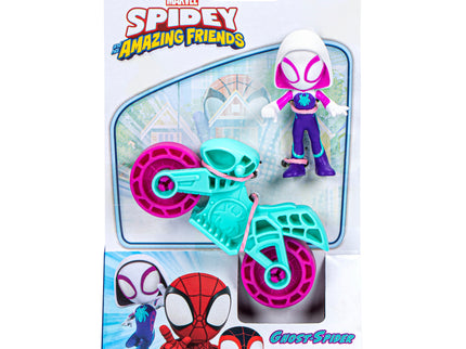 SPIDER-MAN mängukomplekt jalgratas ja figuur 6 cm