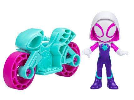 SPIDER-MAN mängukomplekt jalgratas ja figuur 6 cm