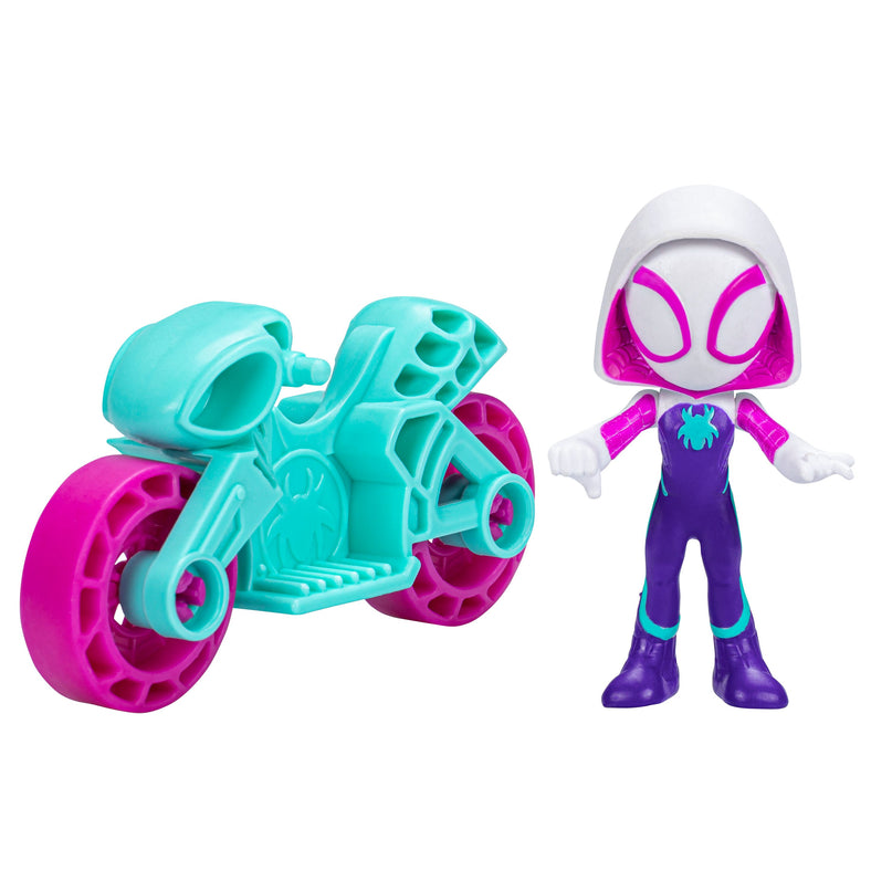 SPIDER-MAN mängukomplekt jalgratas ja figuur 6 cm