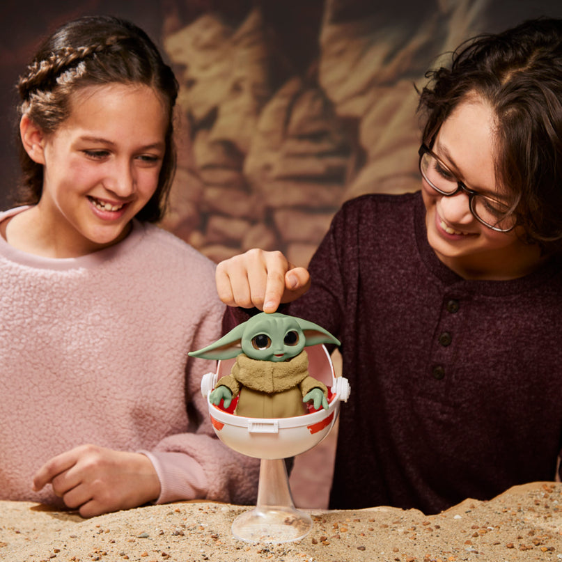 STAR WARS Interaktiivne pehme mänguasi Wild Ridin´ Grogu, 12 cm