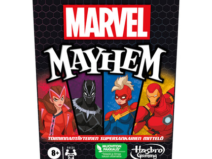 Board Game Marvel Mayhem (in Finnish lang.)
