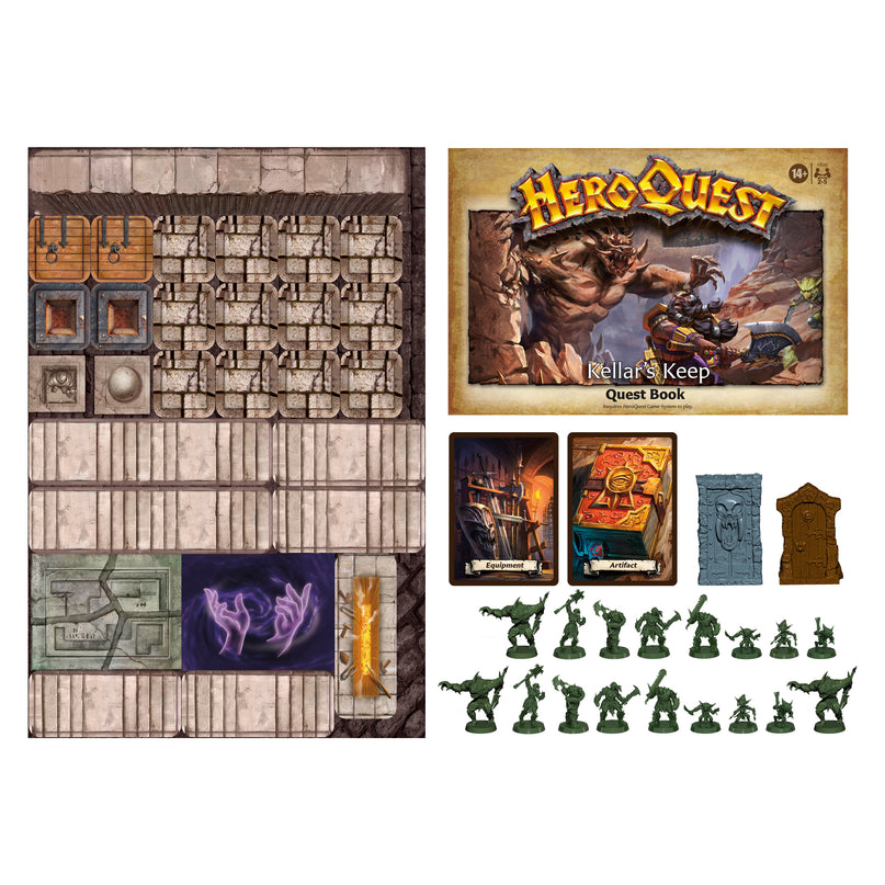 Lauamäng HeroQuest Kellar´s Keepi laiendusülesannete pakett (inglise keeles)