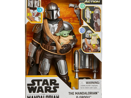 STAR WARS Interaktiivne mängufiguur Galactic Mandalorian ja Grogu, 30 cm