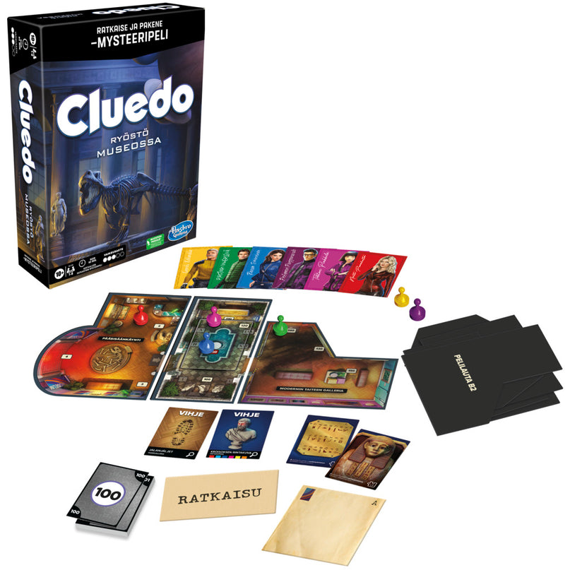 CLUEDO Board game Escape Art Heist (In Finnish lang.)