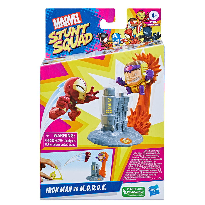 MARVEL Stunt Squad Mängukomplekt Hero VS Villain