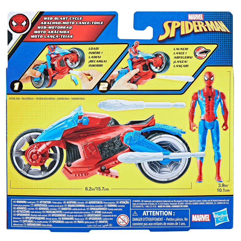 SPIDER-MAN Mängukomplekt Sõiduk ja figuur, 10 cm