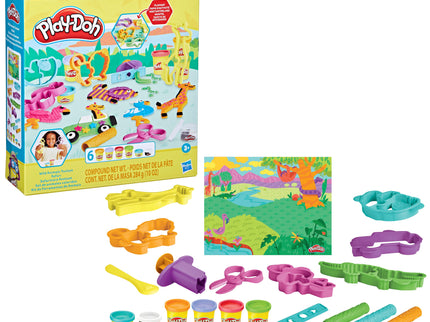 PLAY-DOH mängukomplekt Metsikud loomad