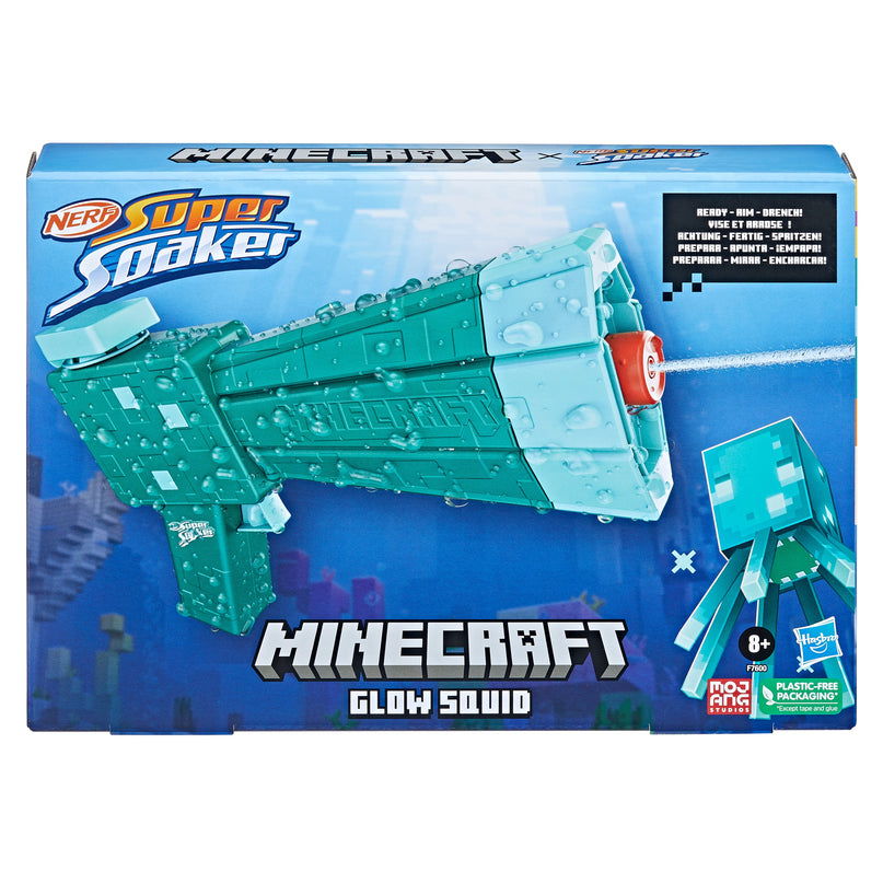 NERF SUPER SOAKER Minecrafti veepüstol Glow Squid