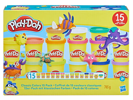 PLAY-DOH voolimismass Klassikalised värvid 15-pakk
