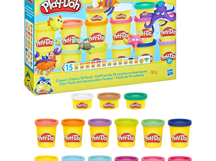 PLAY-DOH voolimismass Klassikalised värvid 15-pakk