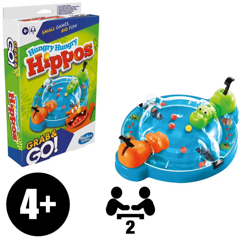 Reisimäng Hungry Hungry Hippos Grab&amp;Go