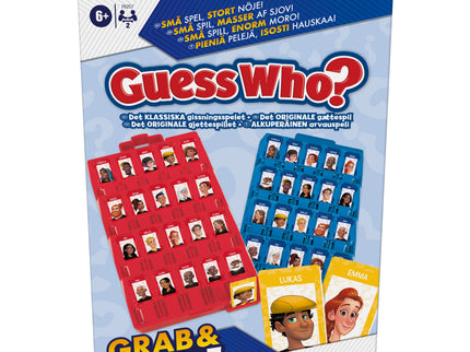 GUESS WHO Reisimäng Guess Who Grab&Go