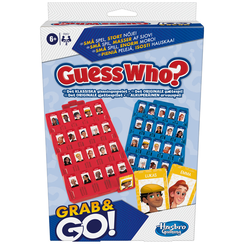 GUESS WHO Reisimäng Guess Who Grab&Go