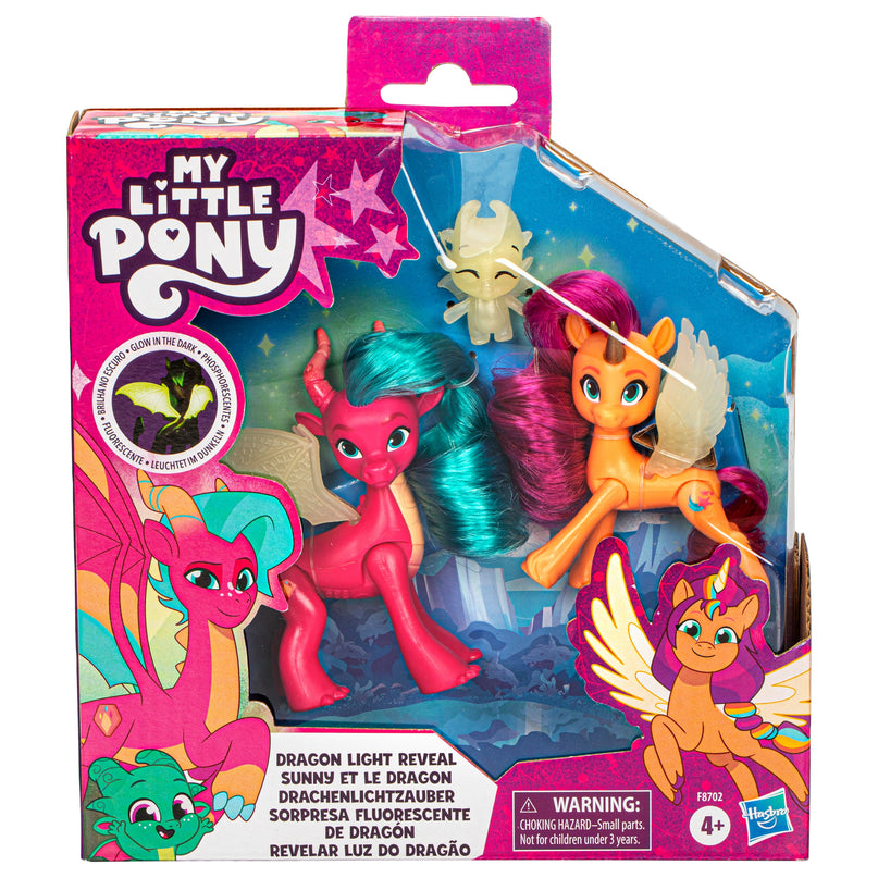 MY LITTLE PONY mängufiguur Dragon Light paljastab
