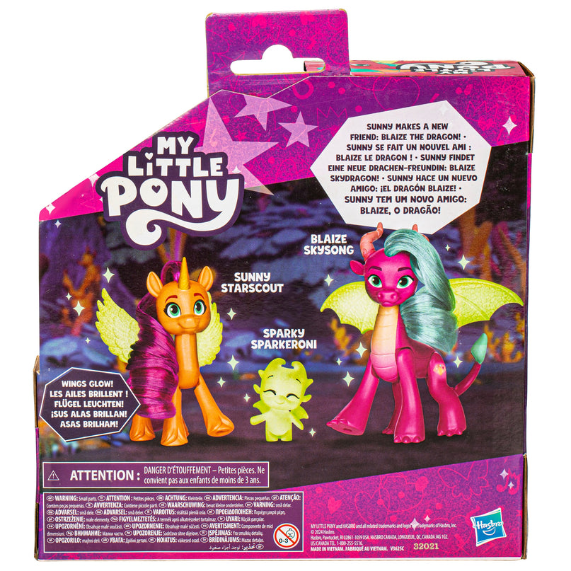 MY LITTLE PONY mängufiguur Dragon Light paljastab