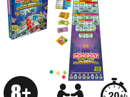 MONOPOLY lauamäng Knockout (eesti ja läti keeles)