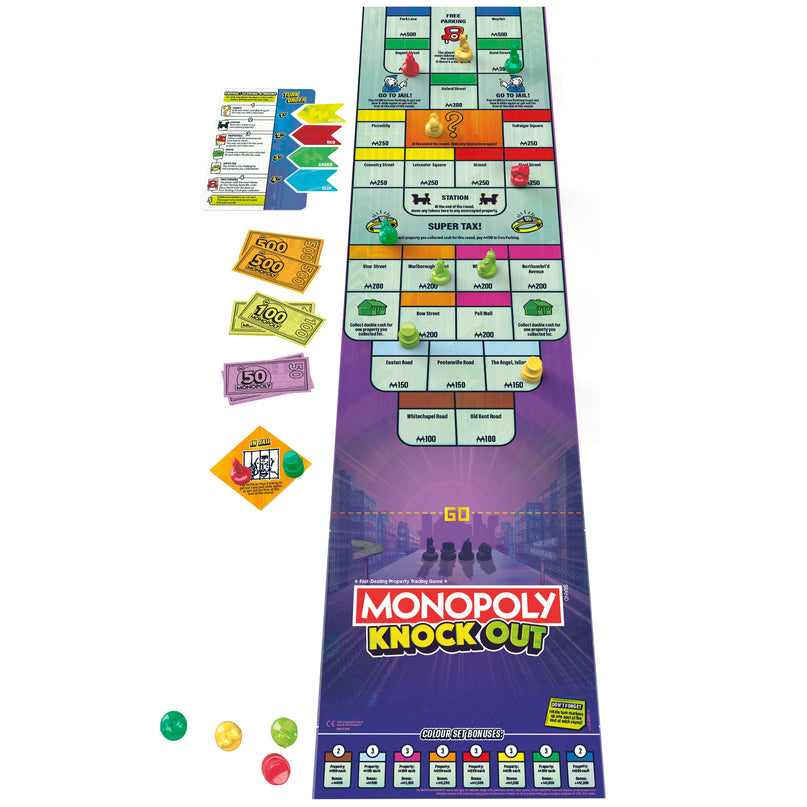 MONOPOLY lauamäng Knockout (inglise keeles)