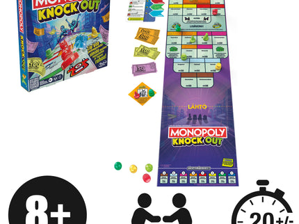 MONOPOLY lauamäng Knockout (soome keeles)