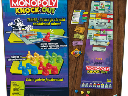 MONOPOLY lauamäng Knockout (soome keeles)