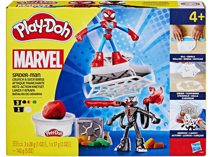 PLAY-DOH mängukomplekt Spiderman lauch ja Slice Battle
