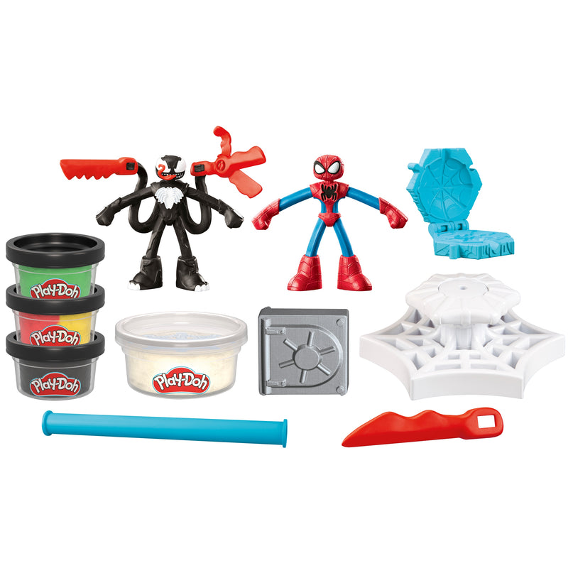 PLAY-DOH mängukomplekt Spiderman lauch ja Slice Battle