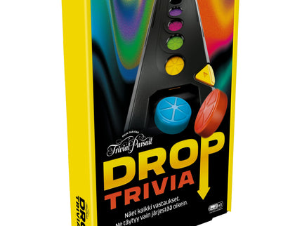 Trivial Pursuit board game Drop Trivia Game (in finnish language)